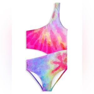 NWOT Stella Cove One Piece Pink Tie Dye Swimsuit size 12 (fits more like a 8/10)